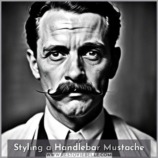 Styling a Handlebar Mustache