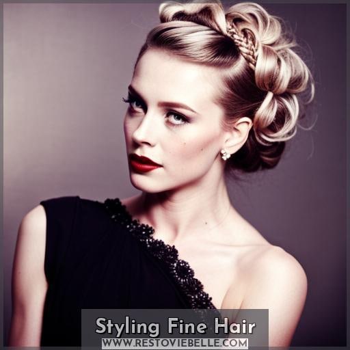 Styling Fine Hair