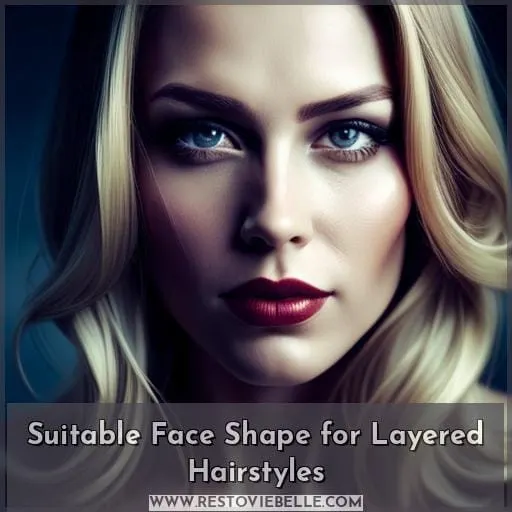 Suitable Face Shape for Layered Hairstyles