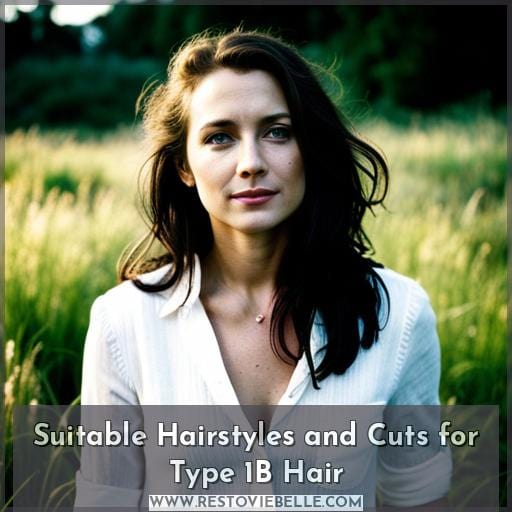 Suitable Hairstyles and Cuts for Type 1B Hair