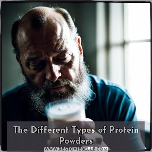 The Different Types of Protein Powders