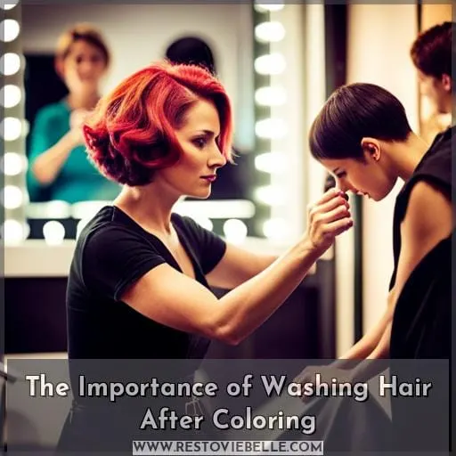 The Importance of Washing Hair After Coloring