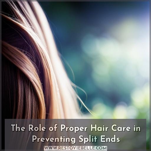 The Role of Proper Hair Care in Preventing Split Ends