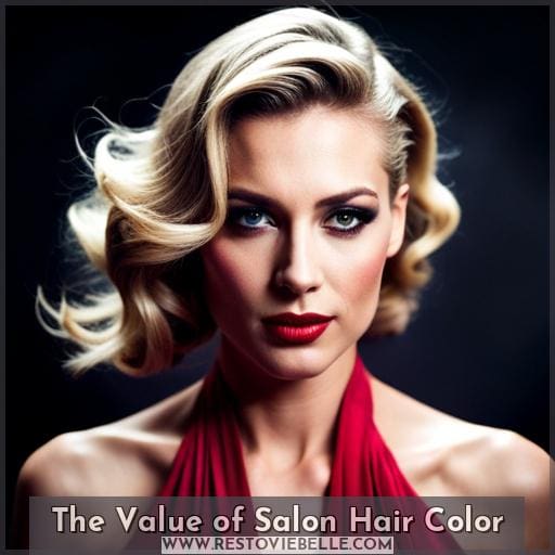 The Value of Salon Hair Color