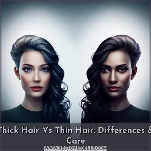 thick hair vs thin hair