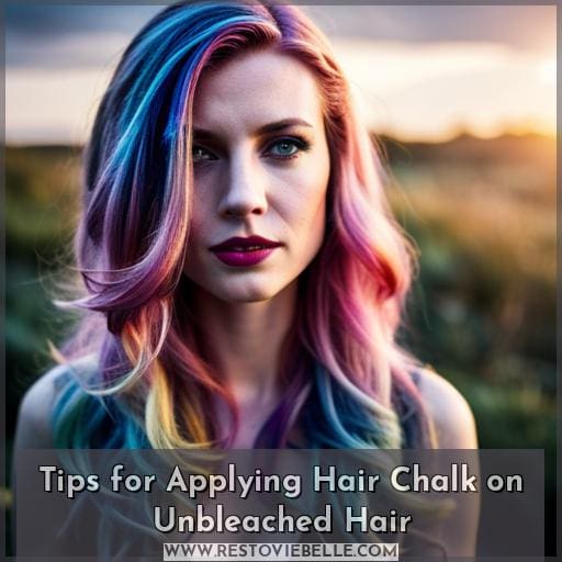 Tips for Applying Hair Chalk on Unbleached Hair