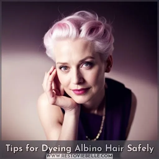 Tips for Dyeing Albino Hair Safely