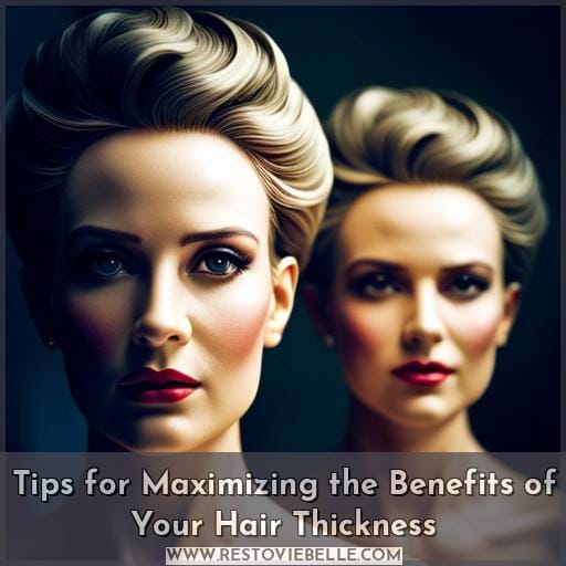 Tips for Maximizing the Benefits of Your Hair Thickness