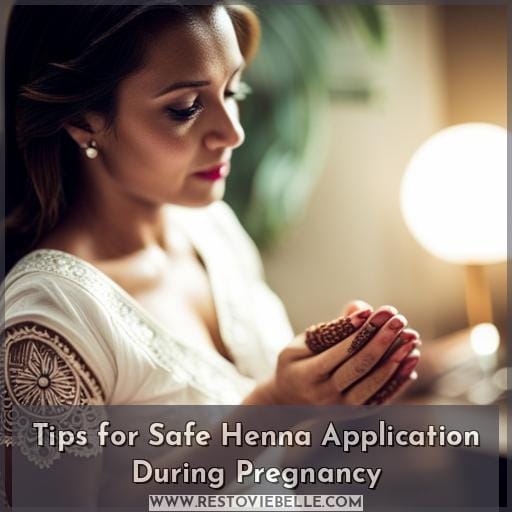 Tips for Safe Henna Application During Pregnancy