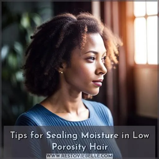 Tips for Sealing Moisture in Low Porosity Hair
