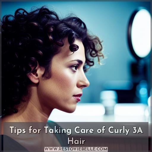Tips for Taking Care of Curly 3A Hair