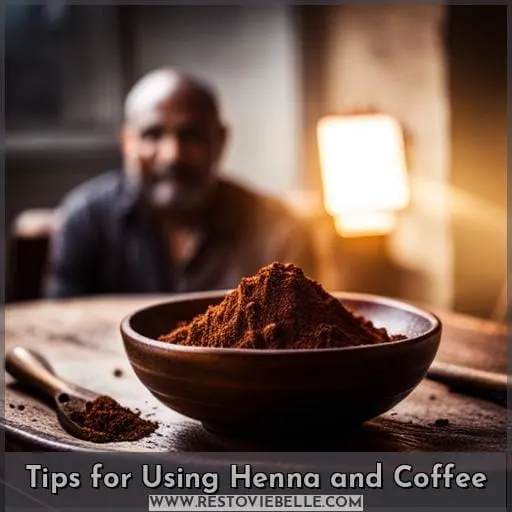 Tips for Using Henna and Coffee
