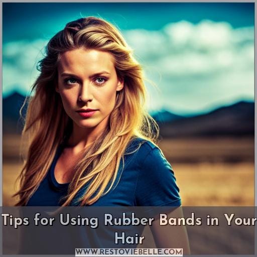 Tips for Using Rubber Bands in Your Hair