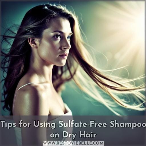 Tips for Using Sulfate-Free Shampoo on Dry Hair