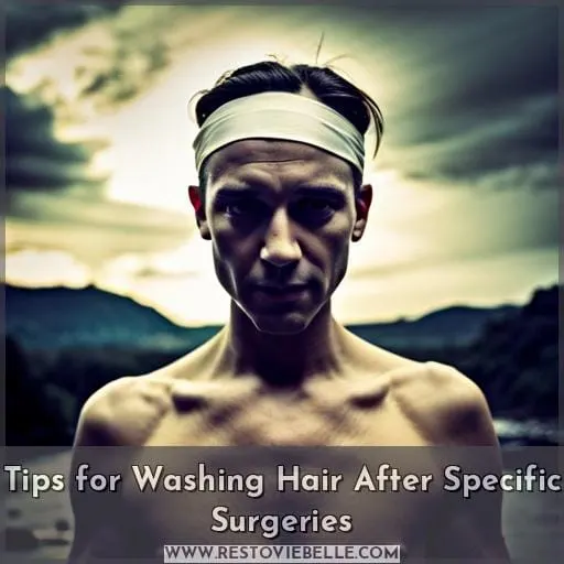 Tips for Washing Hair After Specific Surgeries