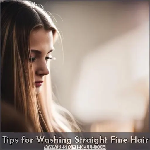 Tips for Washing Straight Fine Hair