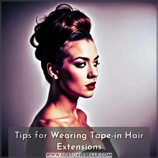Tips for Wearing Tape-in Hair Extensions