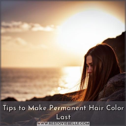 Tips to Make Permanent Hair Color Last
