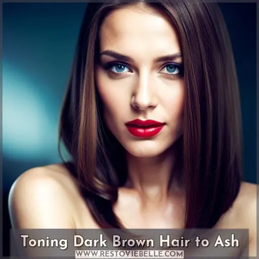 Toning Dark Brown Hair to Ash