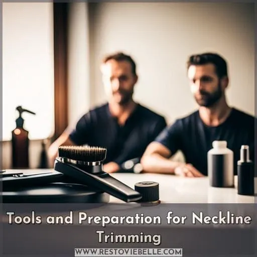 Tools and Preparation for Neckline Trimming