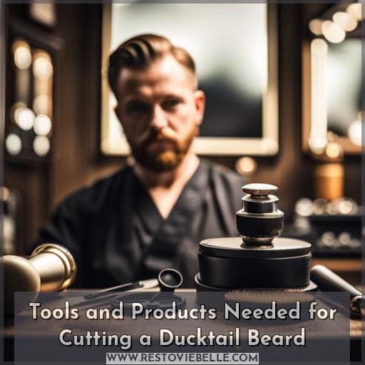 Tools and Products Needed for Cutting a Ducktail Beard Tools and Products Needed for Cutting a Ducktail Beard