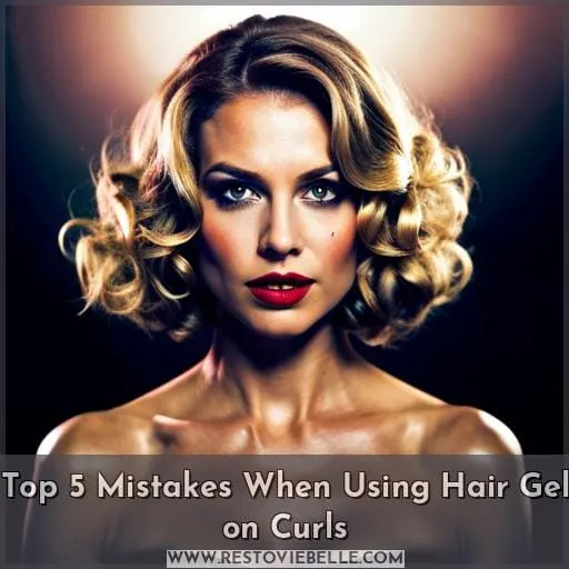 Top 5 Mistakes When Using Hair Gel on Curls