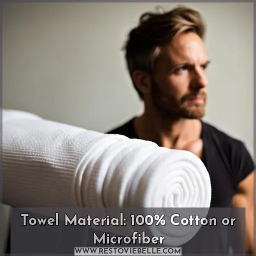 Towel Material: 100% Cotton or Microfiber