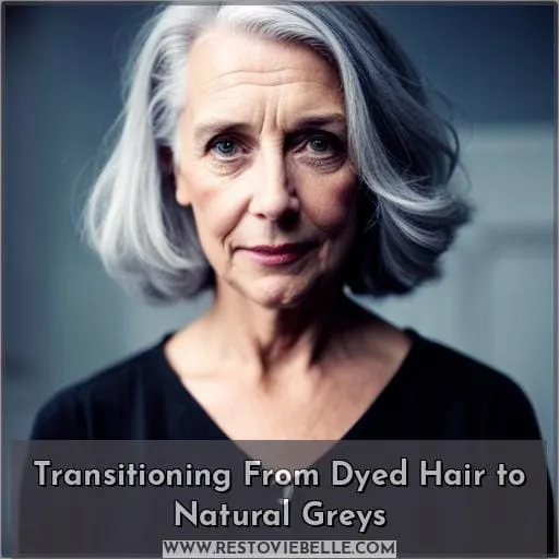 Transitioning From Dyed Hair to Natural Greys
