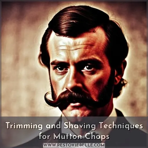 Trimming and Shaving Techniques for Mutton Chops