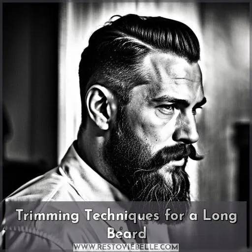 Trimming Techniques for a Long Beard