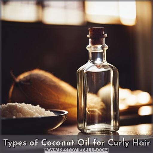Types of Coconut Oil for Curly Hair