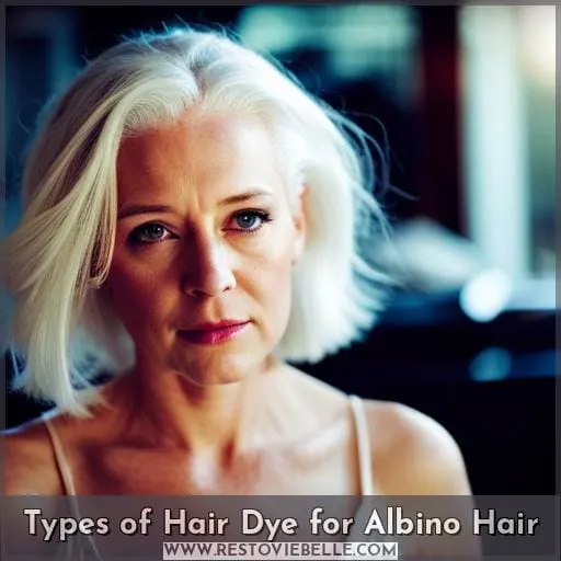 Types of Hair Dye for Albino Hair