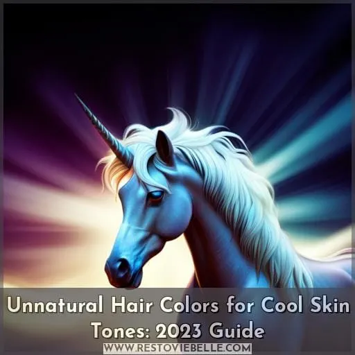 unnatural hair colors for cool skin tones