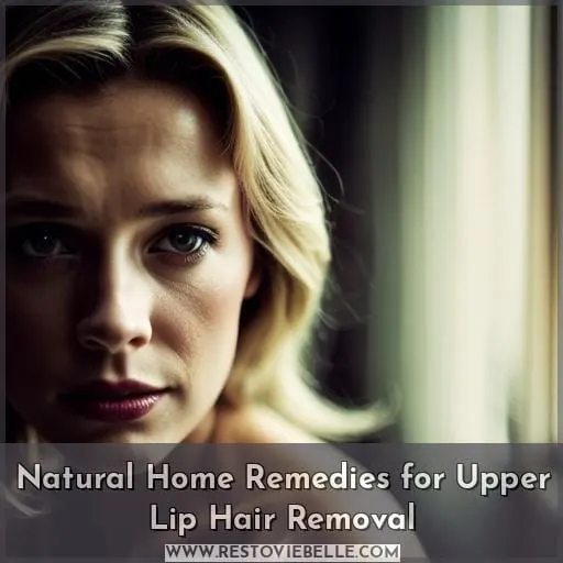 upper lip hair removal naturally