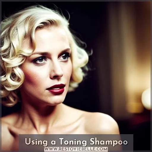 Using a Toning Shampoo