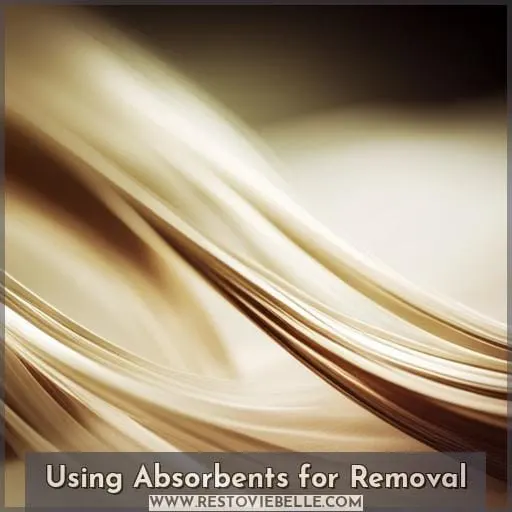Using Absorbents for Removal