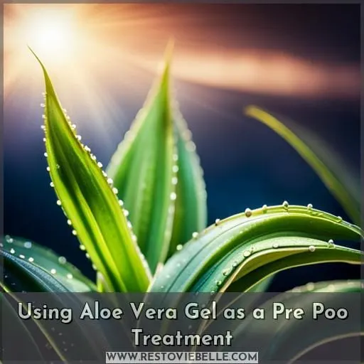 Using Aloe Vera Gel as a Pre Poo Treatment