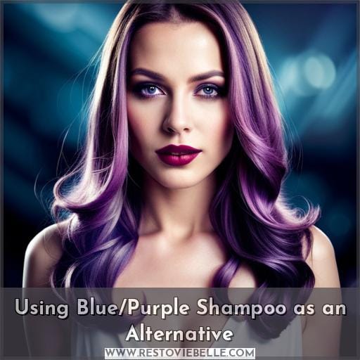 Using Blue/Purple Shampoo as an Alternative