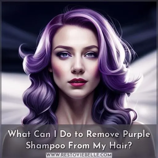 What Can I Do to Remove Purple Shampoo From My Hair