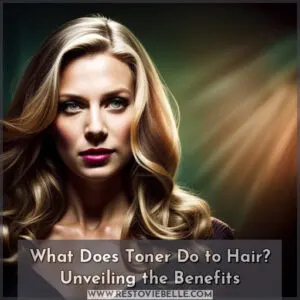 what does toner do to hair