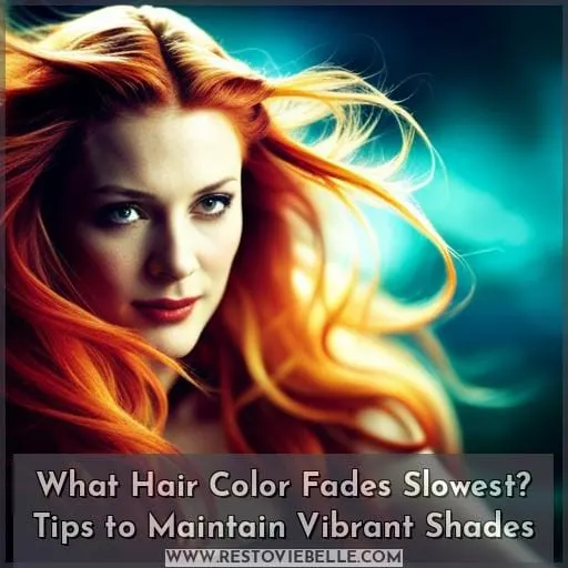 what hair color fades the slowest
