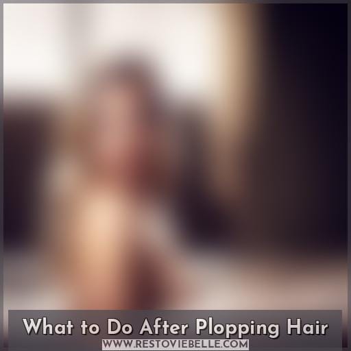 What to Do After Plopping Hair
