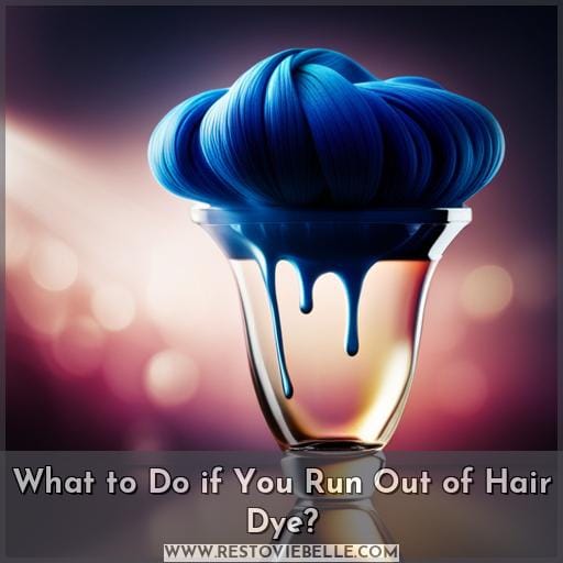 What to Do if You Run Out of Hair Dye