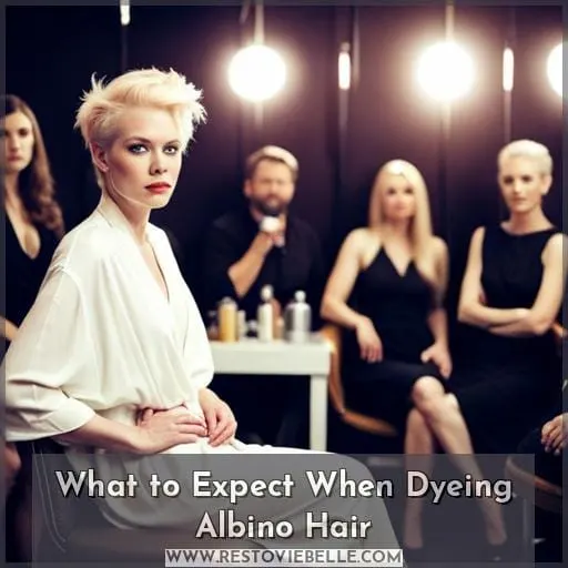 What to Expect When Dyeing Albino Hair