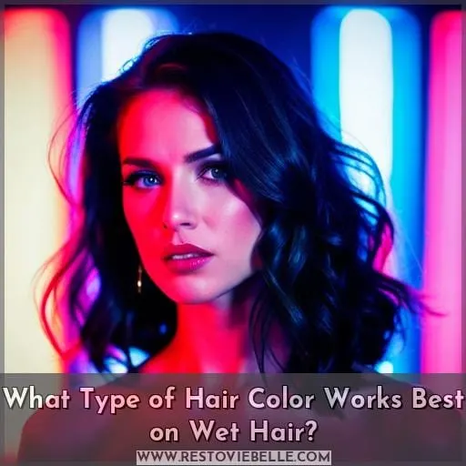 What Type of Hair Color Works Best on Wet Hair