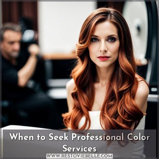 When to Seek Professional Color Services