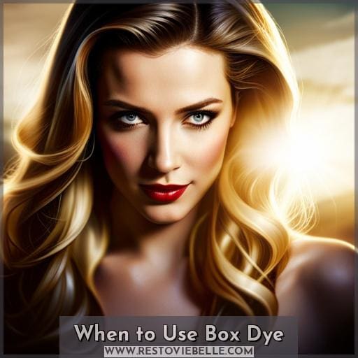 When to Use Box Dye