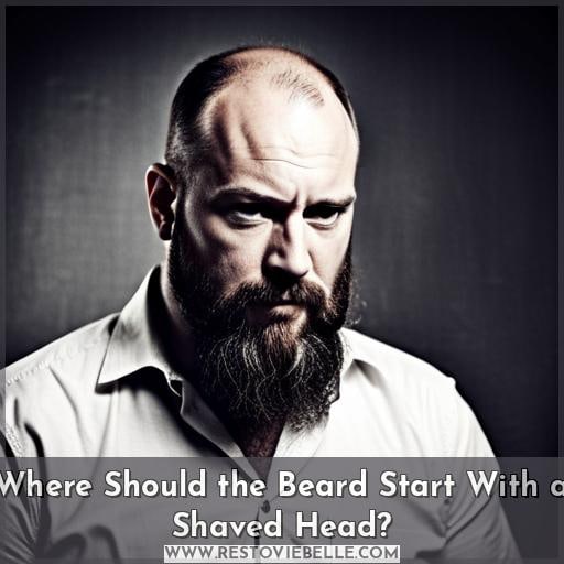 Where Should the Beard Start With a Shaved Head