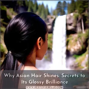 why is asian hair so shiny