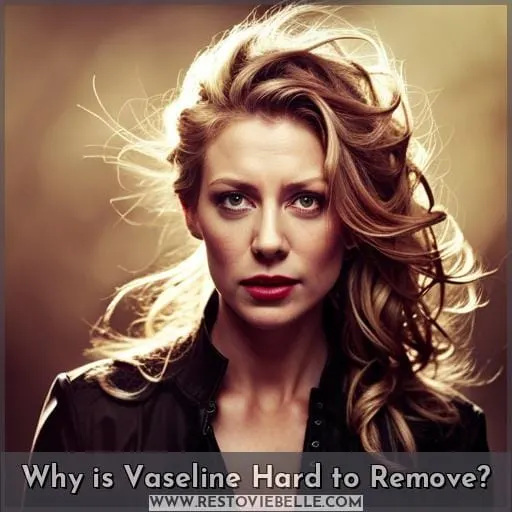 Why is Vaseline Hard to Remove